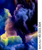 Gas Giant Atmosphere. Impossible Planet series. Composition of vibrant flow of hues and gradients for subject of art, creativity and design. Стоковое фото, агентство Ingram Publishing / Фотобанк Лори