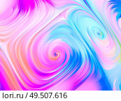 Paint In Motion. Visual Perfume series. Interplay of vibrant flow of hues and gradients related to art, design and technology. Стоковое фото, агентство Ingram Publishing / Фотобанк Лори