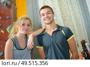 climbers posing for the camera. Стоковое фото, агентство Ingram Publishing / Фотобанк Лори