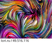 Paint Motion series. Saturated curving color strands on the subject of art, creativity and movement. Стоковое фото, агентство Ingram Publishing / Фотобанк Лори