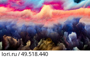 Worlds of Color. Impossible Planet series. Backdrop composed of vibrant flow of hues and gradients for projects on art, creativity and design. Стоковое фото, агентство Ingram Publishing / Фотобанк Лори