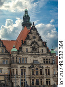 Dresden in Germany. architecture of the reconstructed old city. Стоковое фото, агентство Ingram Publishing / Фотобанк Лори