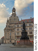 Dresden in Germany. architecture of the reconstructed old city. Стоковое фото, агентство Ingram Publishing / Фотобанк Лори