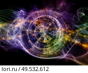 Particle Generator series. Background of fractal lights, patterns and fields on the subject of modern technologies, science, education and theoretical research. Стоковое фото, агентство Ingram Publishing / Фотобанк Лори