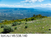 Landscape of Parc Natural de Sant Llorenc del Mont i l Obac. Стоковое фото, фотограф Яков Филимонов / Фотобанк Лори