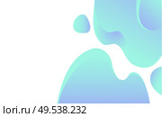 Design of web page vector, business banner abstraction. Background white and blue color, abstract formless shapes, creative theme for site or presentation. 3D paper. Design of Web Page, Business Banner Abstraction. Стоковая иллюстрация, агентство Ingram Publishing / Фотобанк Лори