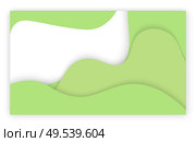 Design of web page vector, business banner abstraction. Background white and blue color, abstract formless shapes, creative theme for site or presentation. 3D paper. Design of Web Page, Business Banner Abstraction. Стоковая иллюстрация, агентство Ingram Publishing / Фотобанк Лори