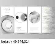 The minimalistic vector illustration of the editable layout of flyer, banner design templates. Geometric abstract background, futuristic science and technology concept for minimalist design. The minimalistic vector illustration of the editable layout of flyer, banner design templates. Geometric abstract background, futuristic science and technology concept for minimalist design. Стоковая иллюстрация, агентство Ingram Publishing / Фотобанк Лори