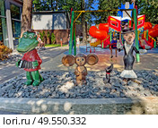 Children Playground in Zelenogradsk town, Russia (2024 год). Редакционное фото, фотограф Татьяна Кахилл / Фотобанк Лори