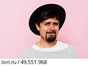 The man is sad. Стоковое фото, агентство Ingram Publishing / Фотобанк Лори