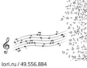 Classical musical notes with treble clef. Vector Illustrator. EPS10. Classical musical notes with treble clef. Vector Illustrator. Стоковая иллюстрация, агентство Ingram Publishing / Фотобанк Лори