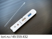 Negative test result by using rapid test device for COVID-19, novel coronavirus 2019. Negative test result by using rapid test device for COVID-19. Стоковое фото, агентство Ingram Publishing / Фотобанк Лори