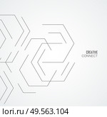 Abstract line shapes and pattern hexagon. Minimalistic design background.. Abstract line shapes and pattern hexagon. Minimalistic design background. Стоковая иллюстрация, агентство Ingram Publishing / Фотобанк Лори