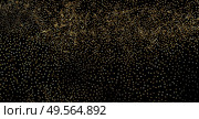 Abstract shiny glitter overlay design element. Gold stardust on dark background. Noise grainy particles. Christmas confetti. Abstract shiny glitter overlay design element. Vector. Стоковая иллюстрация, агентство Ingram Publishing / Фотобанк Лори