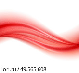 Abstract shiny color red wave design element with glitter effect on white background. Fashion flow sequins for voucher, website and advertising design. Abstract shiny color red wave design element. Стоковая иллюстрация, агентство Ingram Publishing / Фотобанк Лори