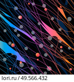 Vector modern texture. Repeating abstract background with waves lines and dots.. Vector modern texture. Repeating abstract background with waves lines and dots. Стоковая иллюстрация, агентство Ingram Publishing / Фотобанк Лори
