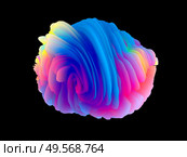 3D Rendering of folder color twist for 3D designs and presentation to emphasize  dimensionality and color brightness. Стоковое фото, агентство Ingram Publishing / Фотобанк Лори