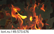 Liquid metal with flame reflection. Стоковая анимация, аниматор Михаил Коханчиков / Фотобанк Лори
