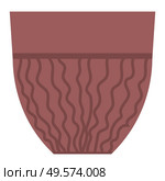 Pottery container with wavy lines, isolated vessel hobby sign. Vector vintage crockery, traditional ancient Greece ceramic jug, earthenware craft. Pottery Container with Wavy Lines, Isolated Vessel. Стоковая иллюстрация, агентство Ingram Publishing / Фотобанк Лори
