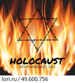 International holocaust remembrance day background. Vector Illustration EPS10. International holocaust remembrance day background. Vector Illustration. Стоковая иллюстрация, агентство Ingram Publishing / Фотобанк Лори