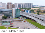 Санкт-Петербург. Развязка Дунайского проспекта и Московского шоссе. Редакционное фото, фотограф Александр Тарасенков / Фотобанк Лори