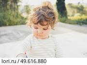 Natural portrait of a one year cute baby. Стоковое фото, агентство Ingram Publishing / Фотобанк Лори