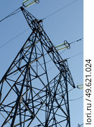towers for power transmission lines high voltage. Стоковое фото, агентство Ingram Publishing / Фотобанк Лори