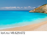 Porto Katsiki beach at Lefkada island in Greece. Стоковое фото, агентство Ingram Publishing / Фотобанк Лори