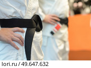 black belt karate. Стоковое фото, агентство Ingram Publishing / Фотобанк Лори