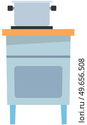 Cooking pot on gas stove. Saucepan on modern cooker. Cooking device, equipment with pot of boiling water. Appliance for kitchenware heating concept. Cookware heating on stove vector illustration. Gas stove, cooking device, equipment with pot of boiling water. Appliance for kitchenware heating. Стоковая иллюстрация, агентство Ingram Publishing / Фотобанк Лори