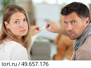 sad couple after negative pregnancy test result. Стоковое фото, агентство Ingram Publishing / Фотобанк Лори