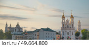 church and the historical part of the city of Vitebsk. Belarus. Стоковое фото, агентство Ingram Publishing / Фотобанк Лори
