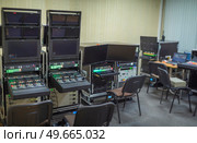online broadcast of the event.TV studio. Стоковое фото, агентство Ingram Publishing / Фотобанк Лори