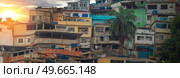  favelas of Rosinha in Rio de Janeiro. Brazil. Стоковое фото, агентство Ingram Publishing / Фотобанк Лори