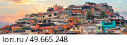  favelas of Rosinha in Rio de Janeiro. Brazil. Стоковое фото, агентство Ingram Publishing / Фотобанк Лори