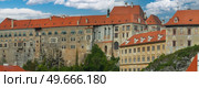 Cesky Krumlov on the Vltava river. Chech republic. Стоковое фото, агентство Ingram Publishing / Фотобанк Лори