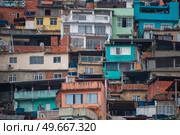 Favelas in the city of Rio de Janeiro. A place where poor people live. Brazil. Стоковое фото, агентство Ingram Publishing / Фотобанк Лори