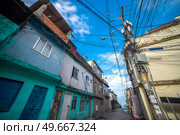 Favelas in the city of Rio de Janeiro. A place where poor people live. Brazil. Стоковое фото, агентство Ingram Publishing / Фотобанк Лори