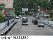 Казанский мост через железную дорогу во Владивостоке (2022 год). Редакционное фото, фотограф Free Wind / Фотобанк Лори