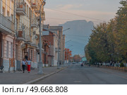 Vladikavkaz is a city in the foothills of the Caucasus Mountains. North Ossetia. Стоковое фото, агентство Ingram Publishing / Фотобанк Лори