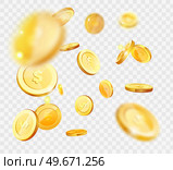 Isometric gold coins with dollar sign in various projections. Gold money cash symbol isolated on white background. Banking, business, financial operations for web apps infographics vector illustration. Isometric gold coins with dollar sign in various projections. Money cash symbol isolated on white. Стоковая иллюстрация, агентство Ingram Publishing / Фотобанк Лори
