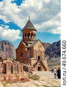 Novarank monastery in Armenia photo. Noravank monastery was founded in 1205. . Стоковое фото, агентство Ingram Publishing / Фотобанк Лори