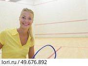 female tennis player equipped in professional sport gear. Стоковое фото, агентство Ingram Publishing / Фотобанк Лори