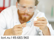 close up of microbiological laboratory test. Стоковое фото, агентство Ingram Publishing / Фотобанк Лори