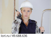 beautiful security guard in site. Стоковое фото, агентство Ingram Publishing / Фотобанк Лори