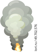 Bomb explosion, dynamite burst, danger explosive material, fireball and cloud. Boom and flame splash. Big bang, destruction effect and smoke. Explosion, burning with release of energy concept. Boom and flame splash. Big bang, destruction effect and smoke. Explosion, danger explosive material. Стоковая иллюстрация, агентство Ingram Publishing / Фотобанк Лори