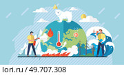 Planet earth with thermometer, Global warming concept. Increase temperature earth. Ozone layers and deforestation destruction forests. Warming hot globe. Hot temperature. Environmental problems. Planet earth thermometer, Global warming concept. Increase temperature earth. Hot temperature. Environmental problems. Стоковая иллюстрация, агентство Ingram Publishing / Фотобанк Лори