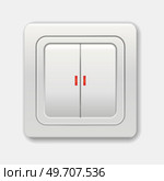 Socket and switch electrical outlet for electric plugs and electricity of different types of power sockets and switchers isolated. On and off wall switcher sign with red. Vector 3d illustration.. Socket and switch electrical outlet for electric plugs and electricity of different types of power. Стоковая иллюстрация, агентство Ingram Publishing / Фотобанк Лори