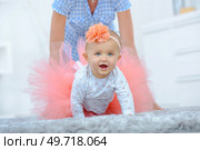 Little girl dressed in a tutu. Стоковое фото, агентство Ingram Publishing / Фотобанк Лори