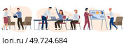 Office workers. Vector illustration. Office workers collaborate to accomplish tasks and projects Office work involves various administrative and managerial duties A worker employee contributes. Office workers. Office workers collaborate to accomplish tasks and projects Office work involves various administrative. Стоковая иллюстрация, агентство Ingram Publishing / Фотобанк Лори